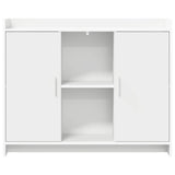 vidaXL Dressoir Wit 98,5 x 33 x 80 cm Bewerkt hout