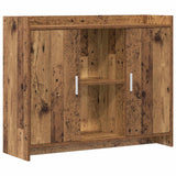 vidaXL Dressoir Wit 98,5 x 33 x 80 cm Bewerkt hout