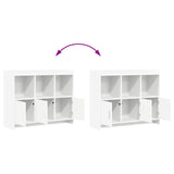 vidaXL Sideboard White 98.5x33x80 cm Engineered Wood