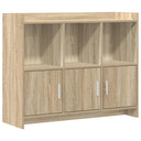 vidaXL Sideboard White 98.5x33x80 cm Engineered Wood