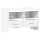 vidaXL TV Kast 71,5 x 33 x 47 cm Wit Bewerkt hout