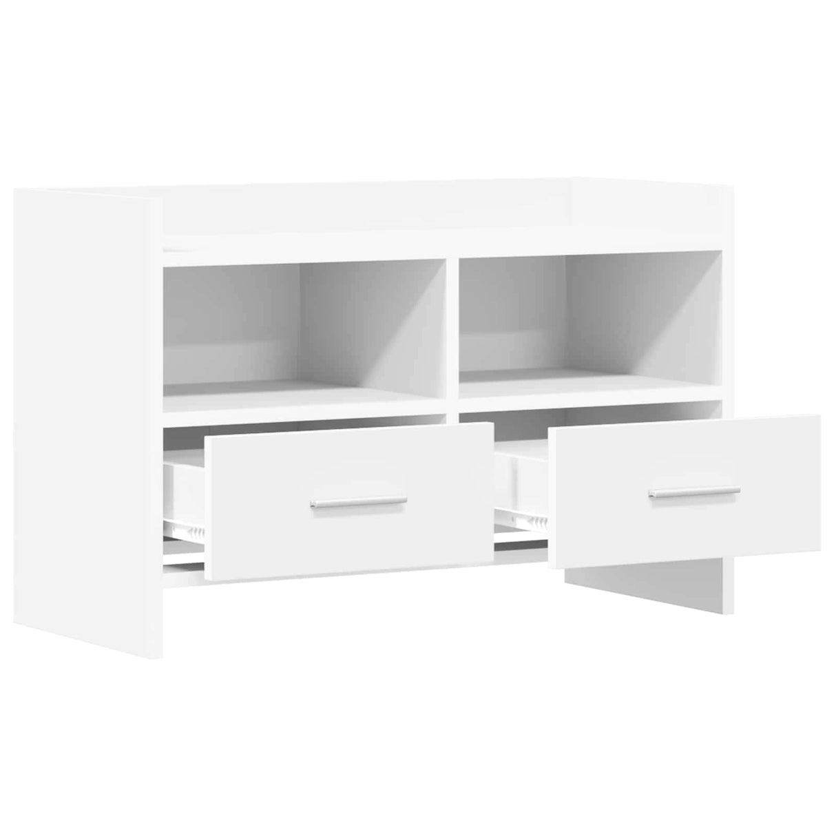 vidaXL TV Kast 71,5 x 33 x 47 cm Wit Bewerkt hout