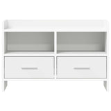 vidaXL TV Kast 71,5 x 33 x 47 cm Wit Bewerkt hout