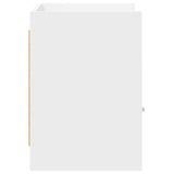vidaXL TV Kast 71,5 x 33 x 47 cm Wit Bewerkt hout