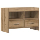 vidaXL TV Kast 71,5 x 33 x 47 cm Wit Bewerkt hout