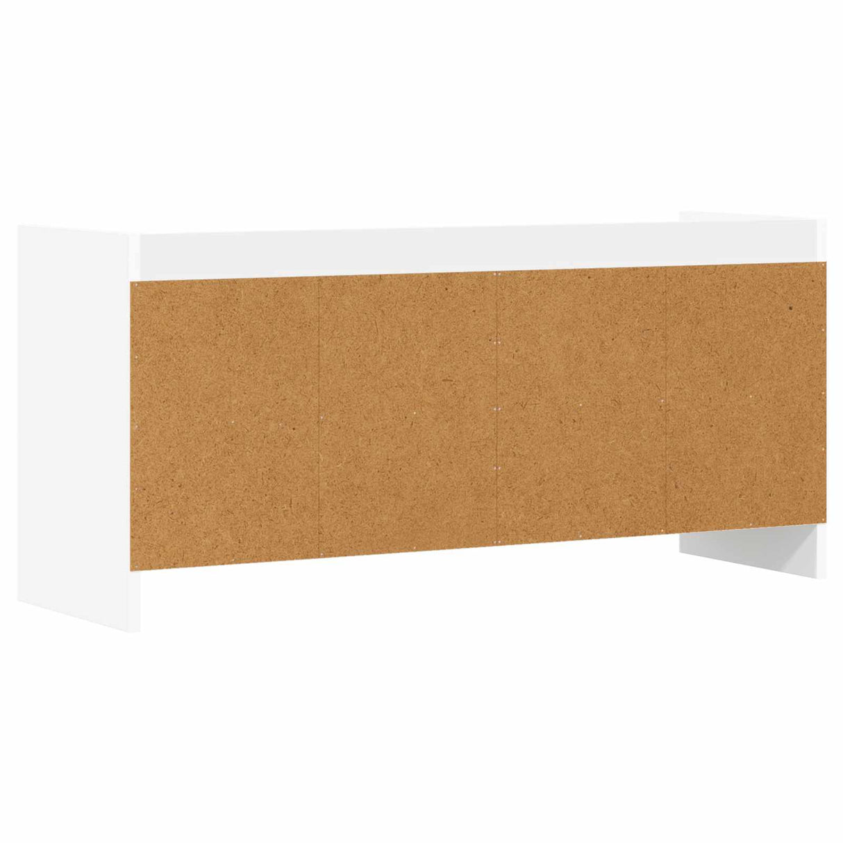 vidaXL TV Kast 100 x 33 x 47 cm Wit Bewerkt hout