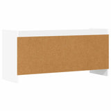 vidaXL TV Kast 100 x 33 x 47 cm Wit Bewerkt hout