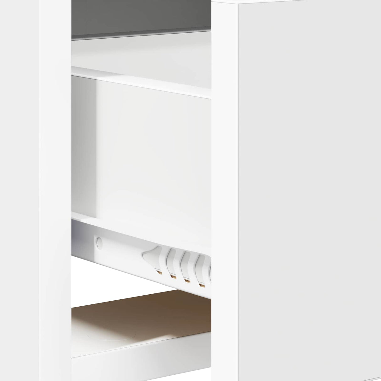 vidaXL TV Kast 100 x 33 x 47 cm Wit Bewerkt hout