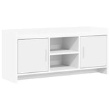 vidaXL TV Kast 102 x 33 x 47 cm Wit Bewerkt hout