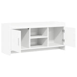 vidaXL TV Kast 102 x 33 x 47 cm Wit Bewerkt hout