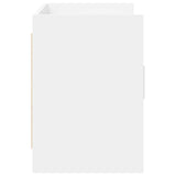 vidaXL TV Kast 102 x 33 x 47 cm Wit Bewerkt hout