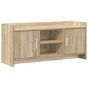 vidaXL TV Kast 102 x 33 x 47 cm Wit Bewerkt hout