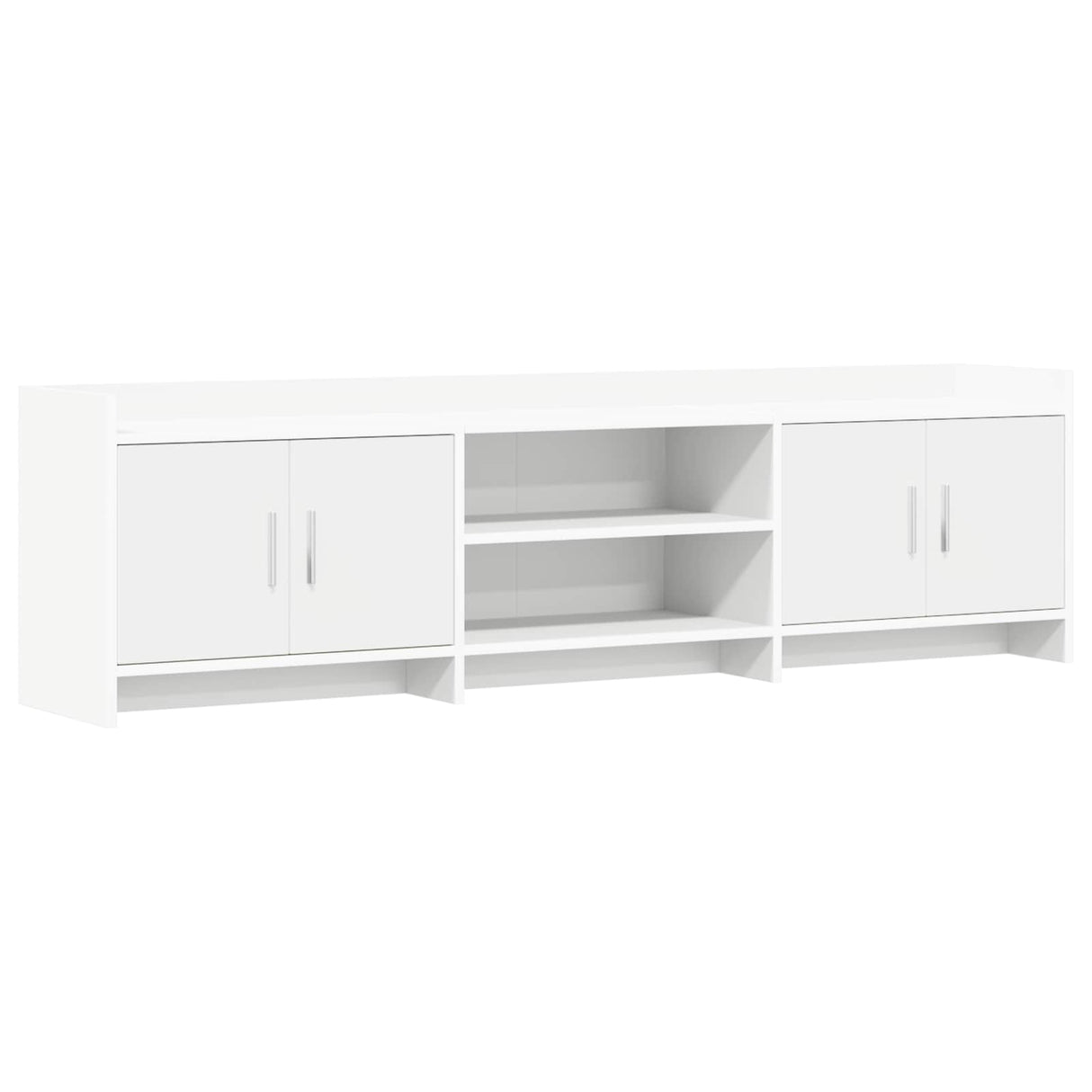 vidaXL TV Kast 102 x 33 x 47 cm Wit Bewerkt hout