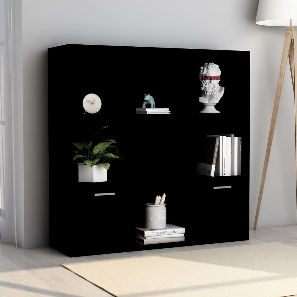 vidaXL Boekenkast 98x30x98 cm bewerkt hout wit