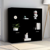 vidaXL Boekenkast 98x30x98 cm bewerkt hout wit