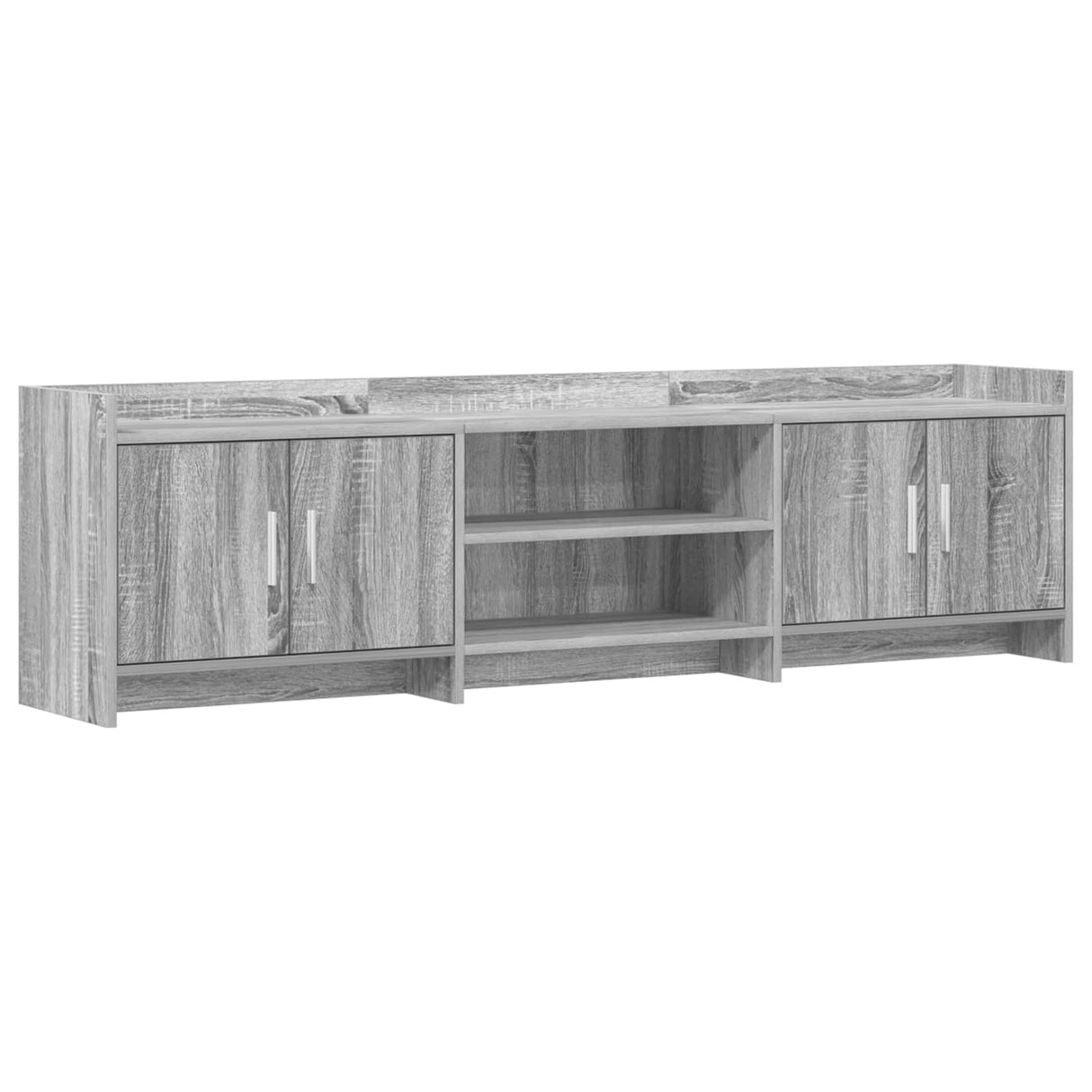 vidaXL TV Kast 102 x 33 x 47 cm Wit Bewerkt hout