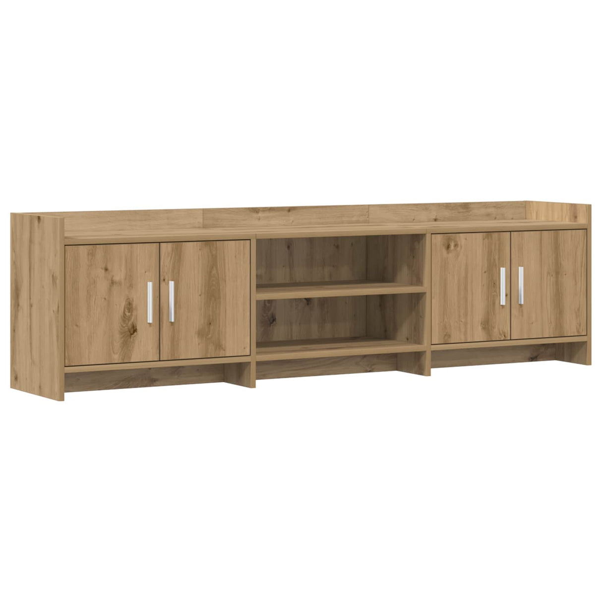 vidaXL TV Kast 102 x 33 x 47 cm Wit Bewerkt hout