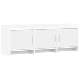 vidaXL TV Kast 102 x 33 x 47 cm Wit Bewerkt hout