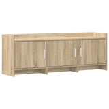 vidaXL TV Kast 102 x 33 x 47 cm Wit Bewerkt hout