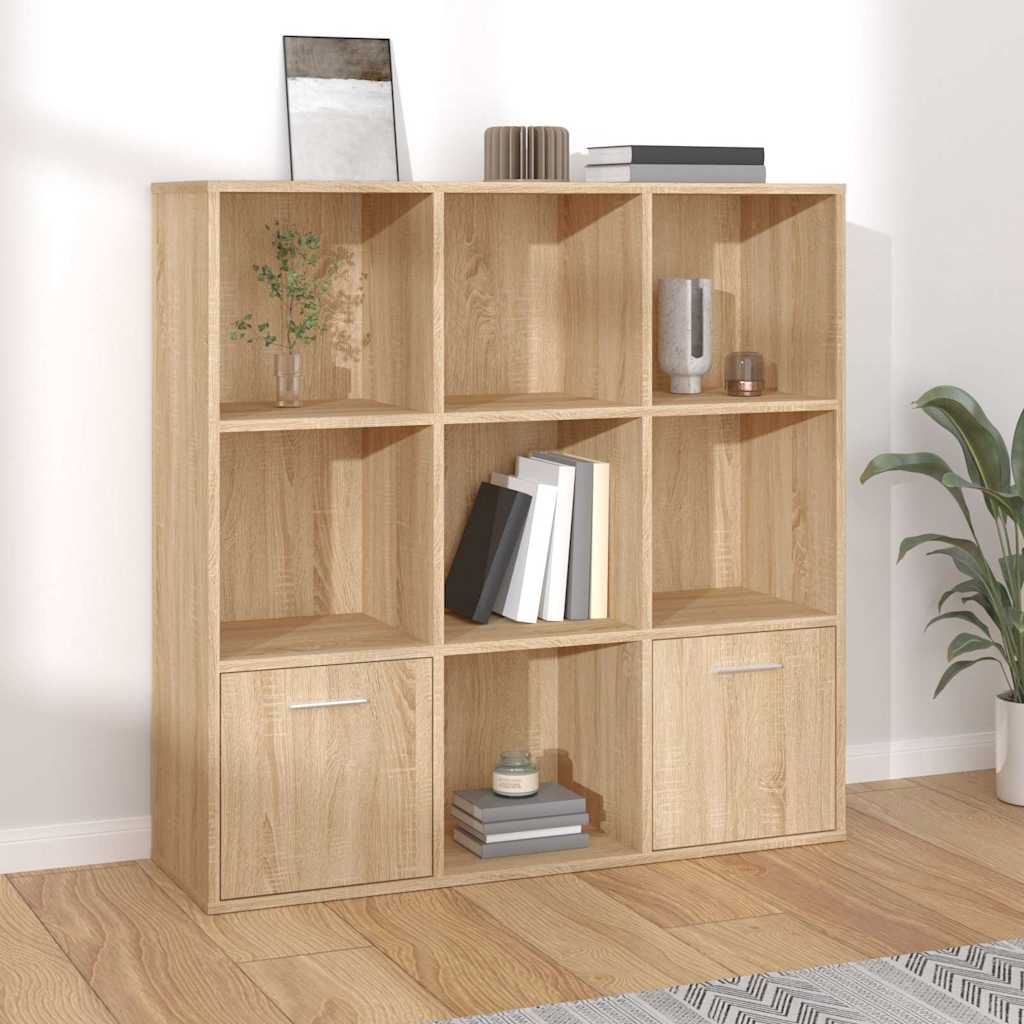 vidaXL Boekenkast 98x30x98 cm bewerkt hout wit