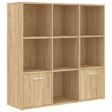 vidaXL Boekenkast 98x30x98 cm bewerkt hout wit