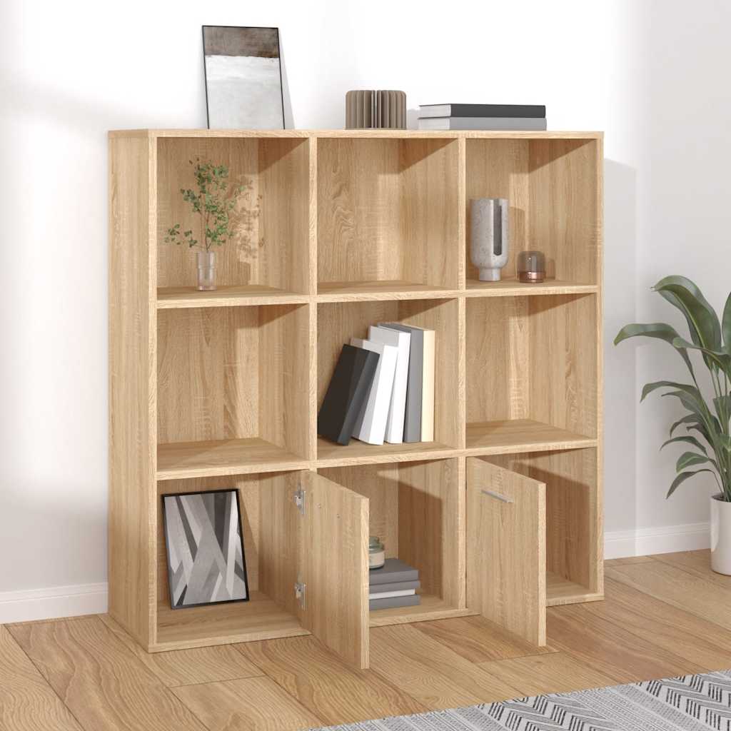 vidaXL Boekenkast 98x30x98 cm bewerkt hout wit