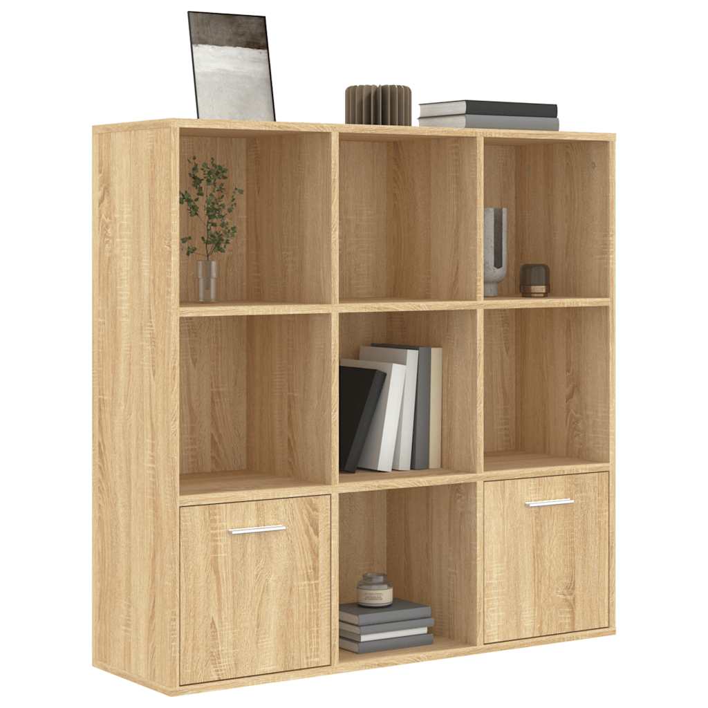 vidaXL Boekenkast 98x30x98 cm bewerkt hout wit