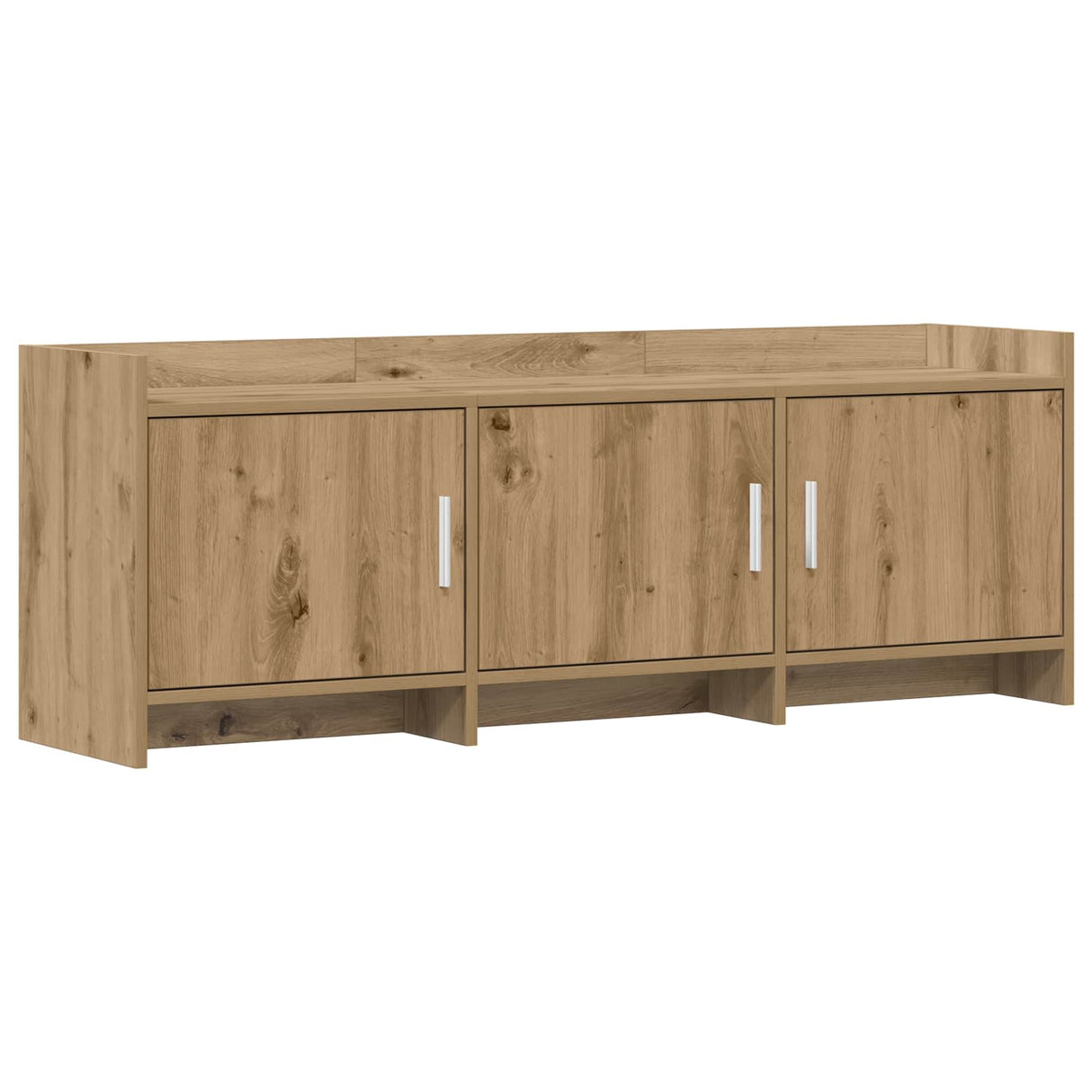 vidaXL TV Kast 102 x 33 x 47 cm Wit Bewerkt hout