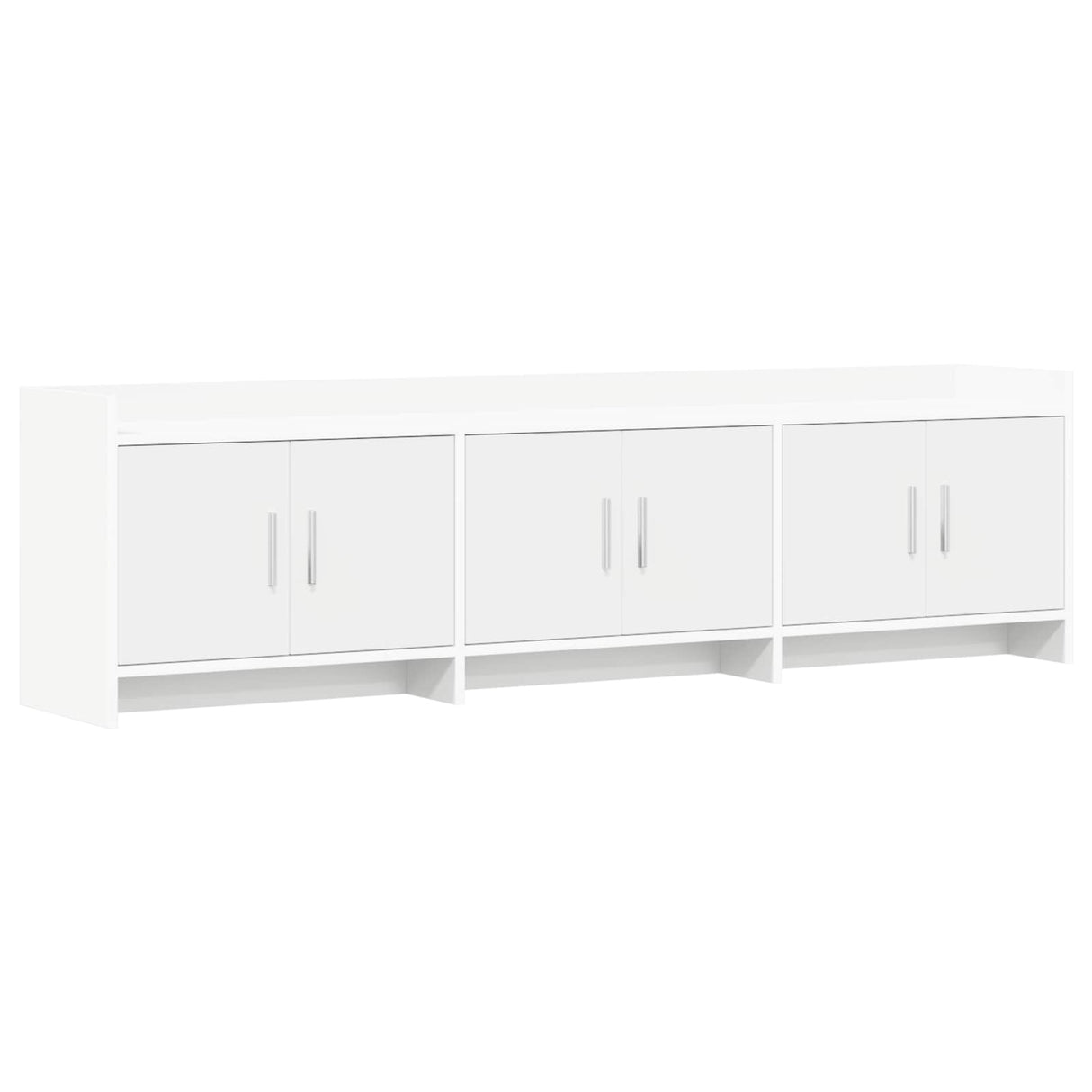 vidaXL TV Kast 168 x 33 x 47 cm Wit Bewerkt hout