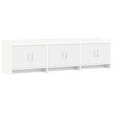 vidaXL TV Kast 168 x 33 x 47 cm Wit Bewerkt hout