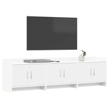 vidaXL TV Kast 168 x 33 x 47 cm Wit Bewerkt hout