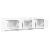 vidaXL TV Kast 168 x 33 x 47 cm Wit Bewerkt hout