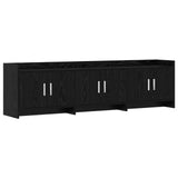 vidaXL TV Kast 168 x 33 x 47 cm Wit Bewerkt hout
