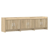 vidaXL TV Kast 168 x 33 x 47 cm Wit Bewerkt hout