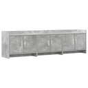 vidaXL TV Kast 168 x 33 x 47 cm Wit Bewerkt hout