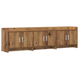 vidaXL TV Kast 168 x 33 x 47 cm Wit Bewerkt hout