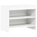 vidaXL TV Kast 60 x 33 x 47 cm Wit Bewerkt hout