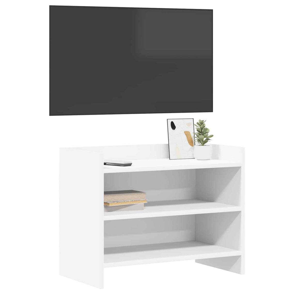 vidaXL TV Kast 60 x 33 x 47 cm Wit Bewerkt hout
