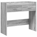 vidaXL Wandtafel Wit 90 x 35 x 80 cm Bewerkt hout