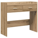 vidaXL Wandtafel Wit 90 x 35 x 80 cm Bewerkt hout