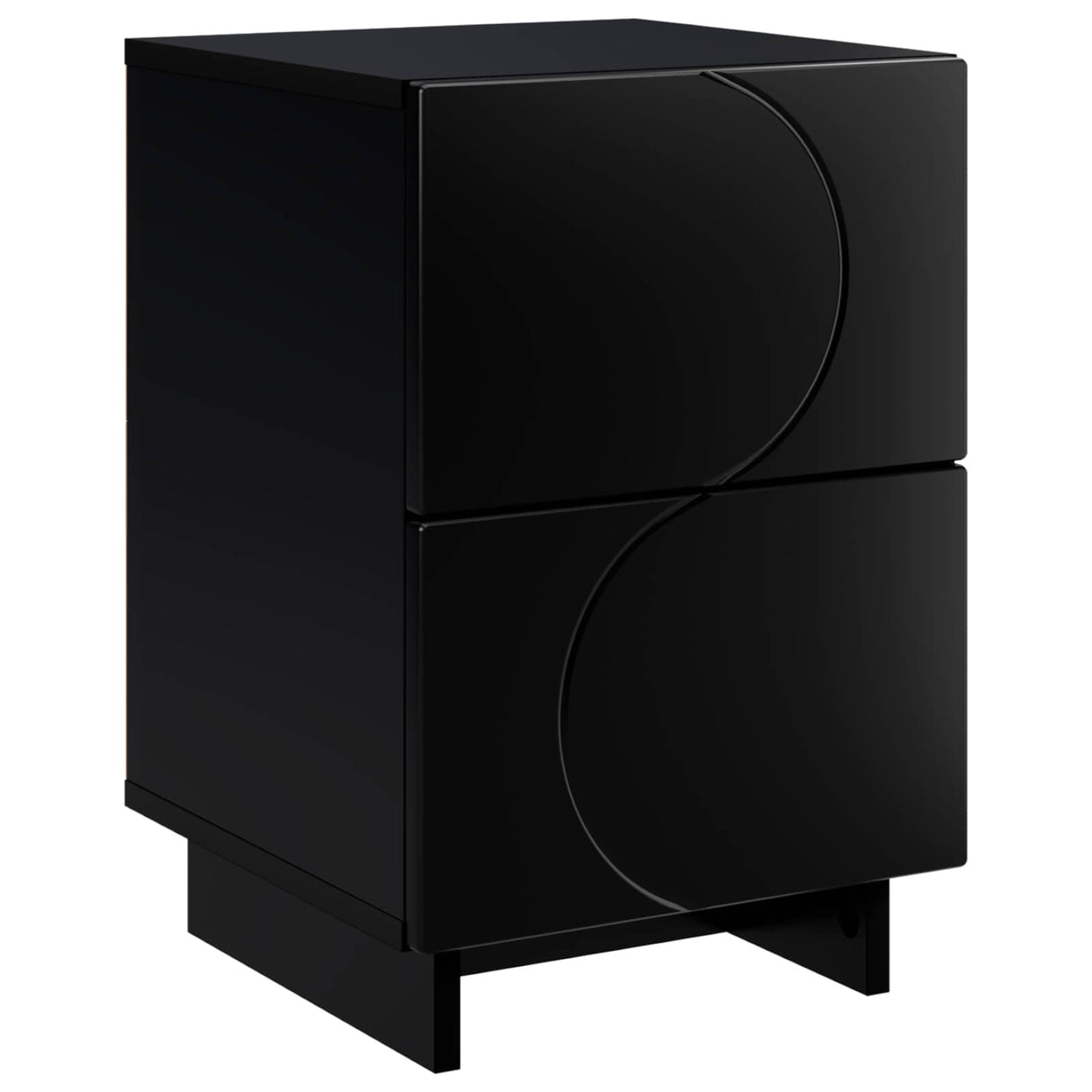 vidaXL Nightstand 2 pcs White 33.5 x 34.5 x 50 cm Engineered Wood