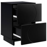 vidaXL Nightstand 2 pcs White 33.5 x 34.5 x 50 cm Engineered Wood