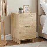 vidaXL Nightstand 2 pcs White 33.5 x 34.5 x 50 cm Engineered Wood