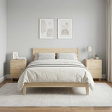 vidaXL Nightstand 2 pcs White 33.5 x 34.5 x 50 cm Engineered Wood