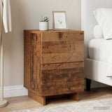 vidaXL Nightstand 2 pcs White 33.5 x 34.5 x 50 cm Engineered Wood