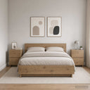 vidaXL Nightstand 2 pcs White 33.5 x 34.5 x 50 cm Engineered Wood