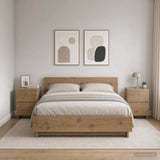 vidaXL Nightstand 2 pcs White 33.5 x 34.5 x 50 cm Engineered Wood