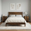 vidaXL Nachtkastje 2 pcs Gerookt eiken 33,5 x 34,5 x 50 cm