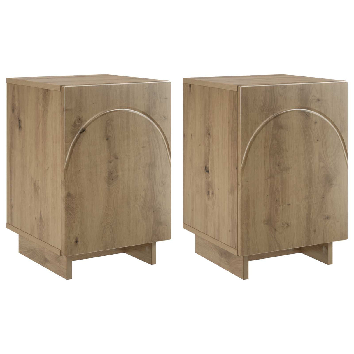 vidaXL Nachtkastje 2 pcs Gerookt eiken 33,5 x 34,5 x 50 cm
