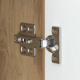 vidaXL Nachtkastje 2 pcs Gerookt eiken 33,5 x 34,5 x 50 cm